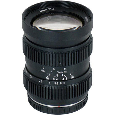 SLR Magic HyperPrime Cine 12mm T/1.6 Lens for Micro Four Thirds Cameras