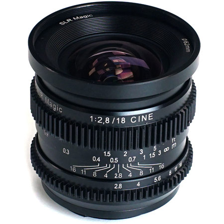 SLR Magic 18mm f/2.8 Full Frame Cine Lens (Sony E Mount)