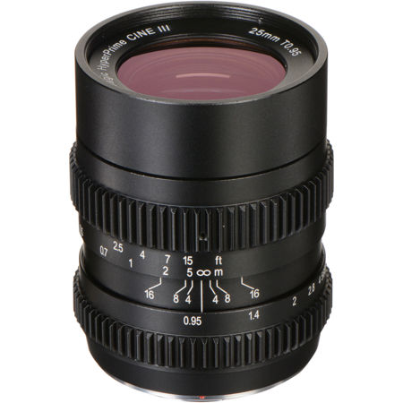 SLR Magic 25mm T0.95 Hyperprime Cine III Lens with 50mm MFT Mount