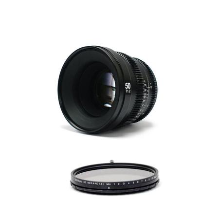 SLR Magic MicroPrime Cine 50mm T1.2 for Sony E Mount W/SLR 82mm MK