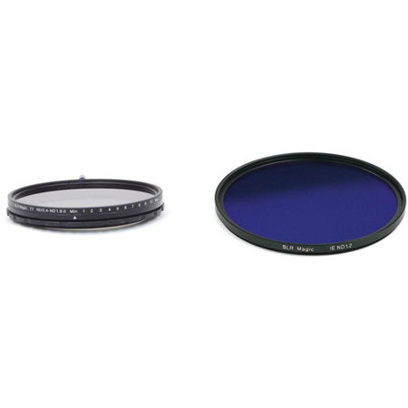SLR Magic 82mm ND 0.4 to 1.8 Filter & 86mm Solid IEND 1.2 Filter