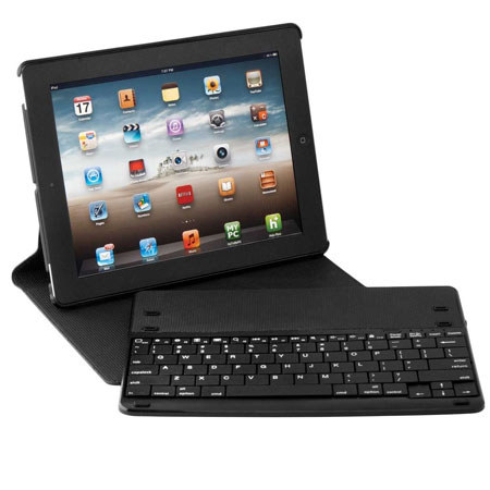 Solid Line RightShift 2 Detachable Keyboard & Case f/iPad 2 & iPad 3 - Black
