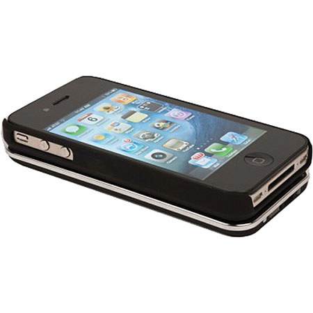Solid Line Slide & Type 2.0 iPhone 4 / 4S Case with Bluetooth Keyboard, Black