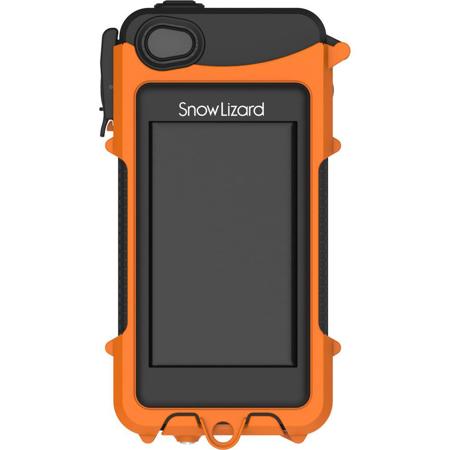Snow Lizard SLXTREME 4 Waterproof Solar Powered Case for iPhone 4/4s, Orange