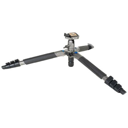 Slik Sprint Mini III 4-Section Al Travel Tripod with SBH-100 DQ Ball Head, Gray