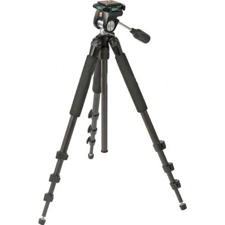 Slik SPRINT 4-section Aluminum Tripod with E-Z Multi-action Pan Head - Black
