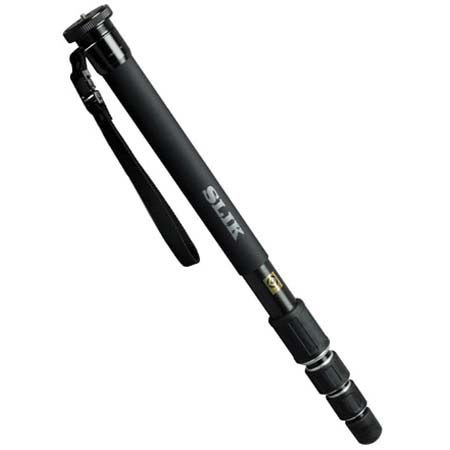 Slik Pro Pod 4 Section Aluminum Monopod,Twist Lock Legs