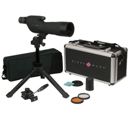 Sightmark 15-45x60mm SE Spotting Scope Kit, Straight Eyepiece, Waterproof