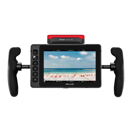 SmallHD Ultra 7 7" WUXGA Touchscreen On-Camera Monitor with Teradek Bolt 6 1500 Receiver Monitor Module, V-Mount