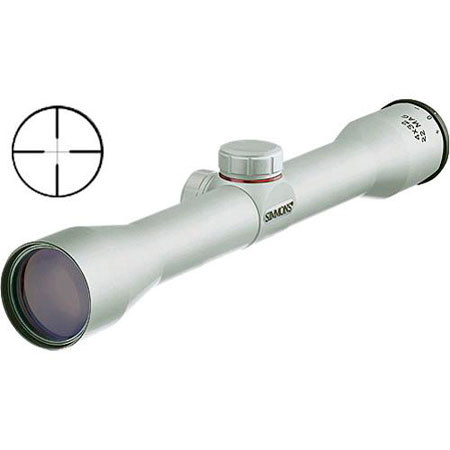 Simmons 4x32mm .22 MAG Riflescopee, Truplex Reticle, Matte Silver, 1" Tube