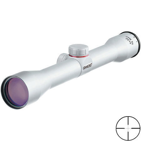 Simmons 4x32mm 22 MAG Riflescope, Truplex Reticle, Matte Silver, 1" Center Tube