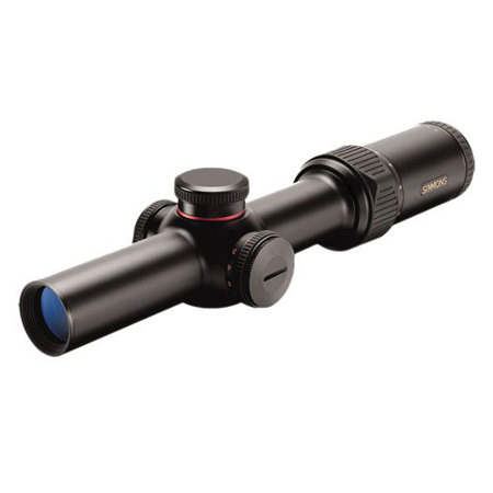 Simmons 1-6x24 Predator/Varmint Riflescope, Illum Strike Zone 223 Ret, 30mm Tube