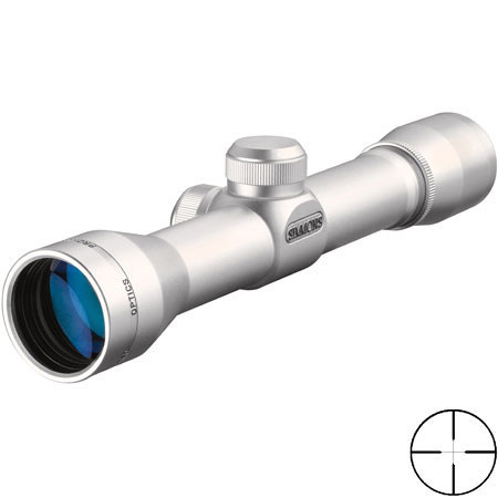 Simmons 4x32mm ProHunter Handgun Scope, Truplex Reticle, Silver, 20" ER, 1" Tube