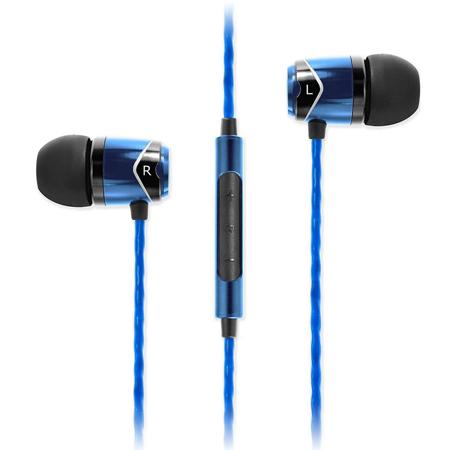 SoundMAGIC E10C In-Ear Noise Isolating Earphones with Mic and Remote, Blue