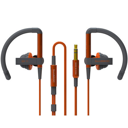 SoundMAGIC EH11 Clip on In-Ear Headphones, Orange