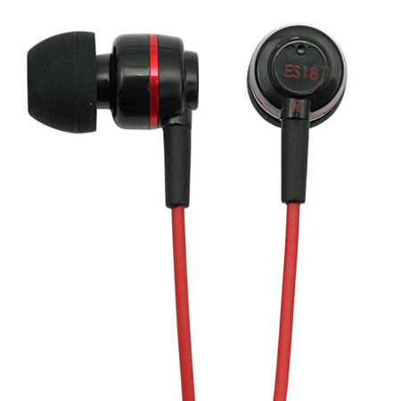 SoundMAGIC ES18 In-Ear Headphones, Red