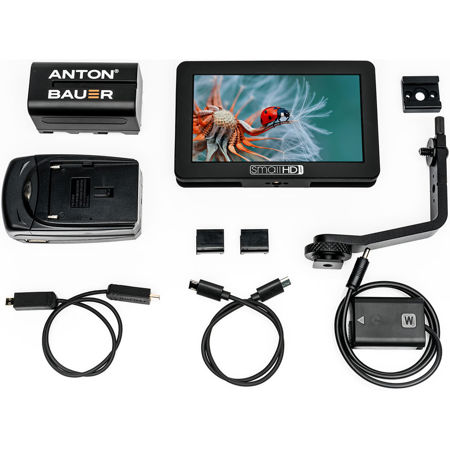 SmallHD FOCUS 5" On-Camera Monitor Kit with NP-FW50 Power Adapter to Sony Camera