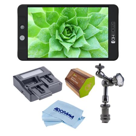 SmallHD 702 7" Lite SDI/HDMI On-Camera Monitor W/Spare Battery/Dual Smart Chargr