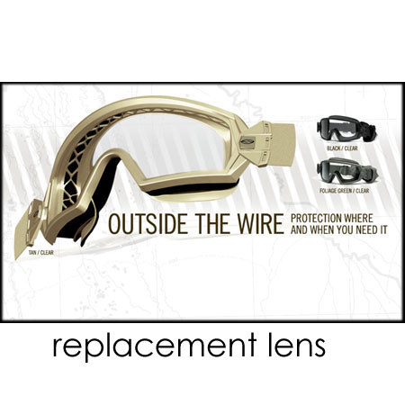 Smith Optics OTW01C Replacement Single Clear Lens