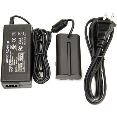 SmallHD Sony L-Series Faux Battery to AC Power Supply with United States Cord for FOCUS, 503 UltraBright and 700 Series Monitors