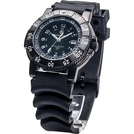 Smith & Wesson Commander Tritium H3 Men's Watch, Rubber, Black