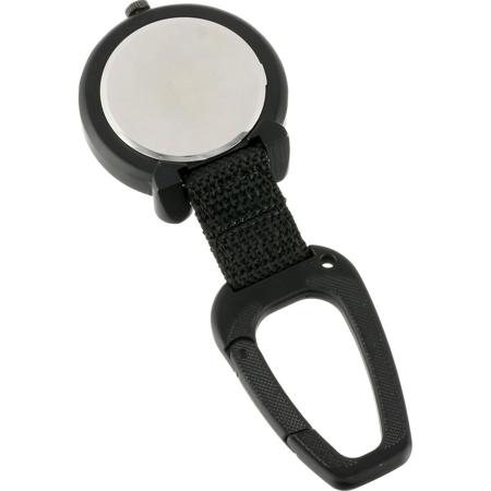 Smith & Wesson Carabiner Clip Pocket Watch, Black