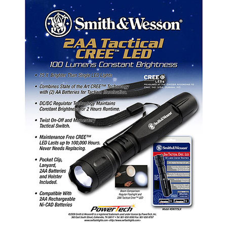 Smith & Wesson SW775CR Elite Cree LED Flashlight