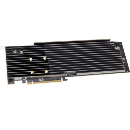 Sonnet M.2 8x4 Silent Gen4 PCIe Card for NVMe SSDs