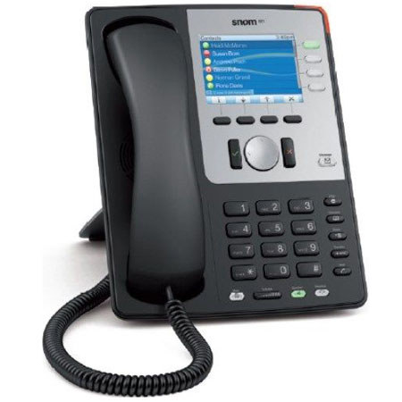 Snom 802.11 Wireless Business Phone with PoE, Black