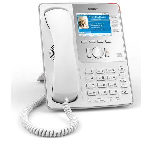 Snom 802.11 Wireless Business Phone with PoE, White