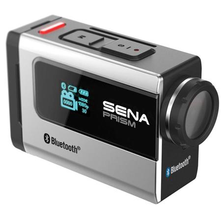 Sena Prism Bluetooth Action Camera for Motorcycle Pack