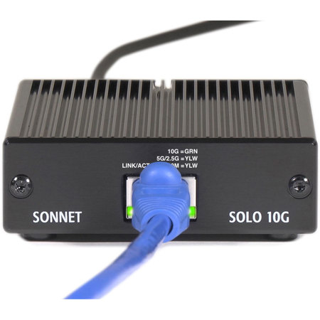Sonnet Solo 10G Thunderbolt 3 to 10GbE Adapter, NBASE-T Support