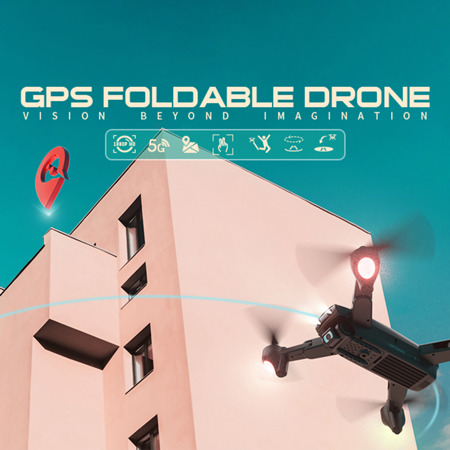 Snaptain SP500 1080P HD Camera Foldable GPS FPV Beginner Drone