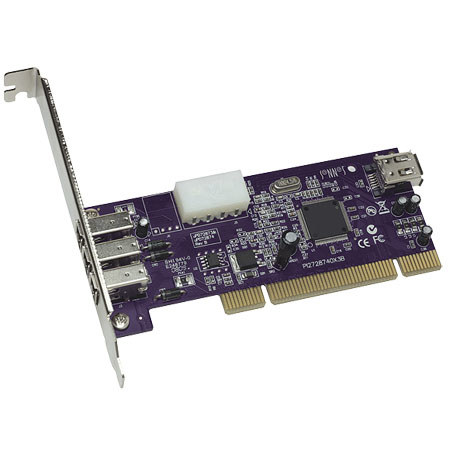 Sonnet FW400A Allegro 4 Port FireWire 400 PCI Card