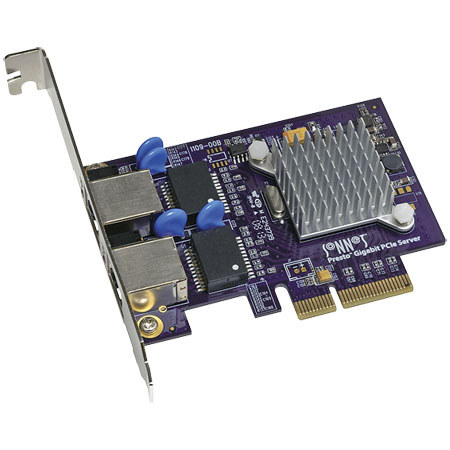 Sonnet GE1000LA2XE Presto Gigabit Ethernet 2 PCIe Card