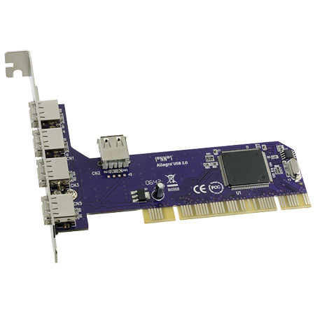 Sonnet USB2 Allegro 5 PCI Adaptr 4 External/1 Internal