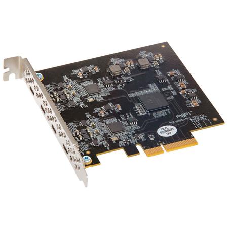 Sonnet Allegro USB-C 4-Port USB 3.1 Gen 2 PCIe Card with Dual 10Gb Controllers, Thunderbolt Compatible