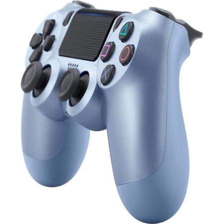 Sony DualShock 4 Wireless Controller for PlayStation 4, Titanium Blue