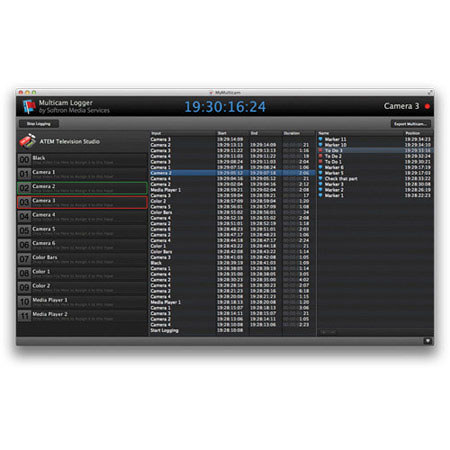 Softron Multicam Logger for Mac