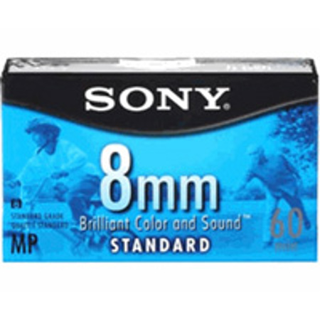 Sony 8mm P6-60, 60 Minute Video Cassette Tape.