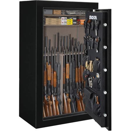 Stack-On 72" Tall 64 Gun Safe with Electronic Lock, Matte Black