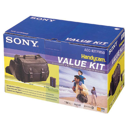 Sony ACC-FM50S Startr Kit,8mm/D8/Mini Cams,NP-FM50 Batt