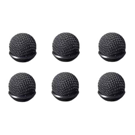 Sony ADR77B Metal Windscreens Kit, Set of 6, Black