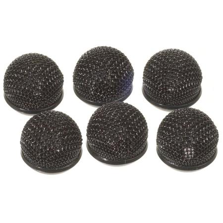 Sony ADR77B Metal Windscreens Kit, Set of 6, Black