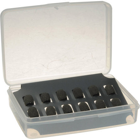 Sony ADR88B Urethane Windscreens Kit, Set of 12, Black