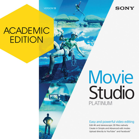 Sony Movie Studio 13 Platinum - Academic ESD, Download
