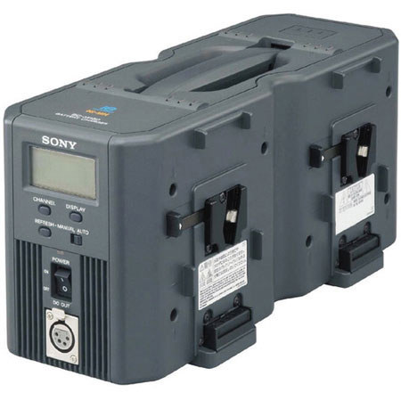 Sony BC-M150 4-Position V-Mount Battery Charger & Power Supply for Lithium-Ion and NiMH Batteries