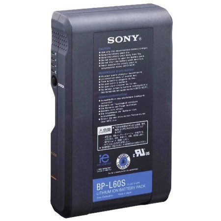 Sony BPL-60 Lithium Ion Battery, 14.4v 65 watt hours, with V mount #BPL60