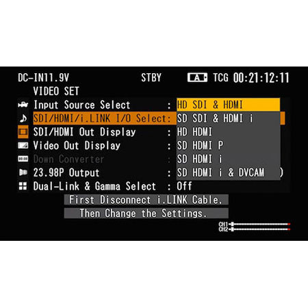 Sony CBK-RGB01 S-Log Gamma Option for PMW-F3 Camera