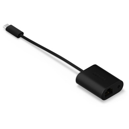 Sonos 3.5mm + Ethernet to USB-C Adapter, Black